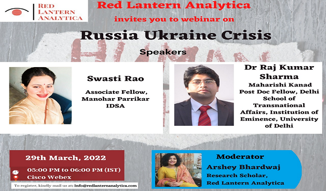 Russia-Ukraine Crisis a Concern: Red Lantern Analytica